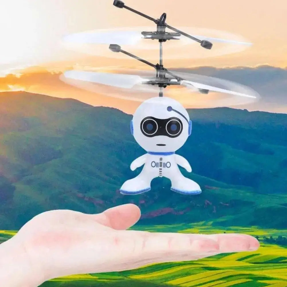 Mini Bee Drone Induction UFO Toy RC Helicopter Quadrocopter Fairy Flying Ball for Kids Hand Operated Gift