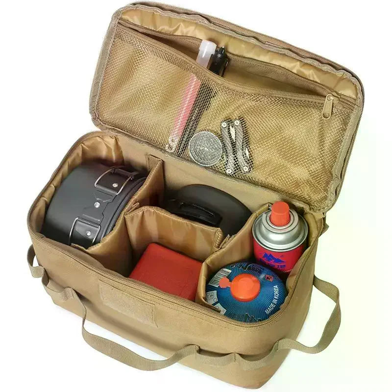 Outdoor  Large Capacity Camping Bag Lightweight Storage Bag Portable Handbag Picnic Bag Cookware Utensils Tools Bags