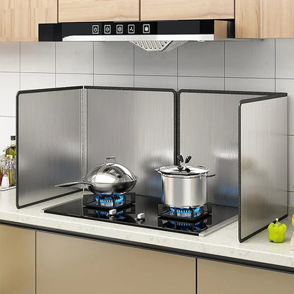 Oil Splatter Guard Grease Splatter Screen for Frying Splatter Guard Stainless Steel Splatter Screen Gas Stove Oil Splash Guard