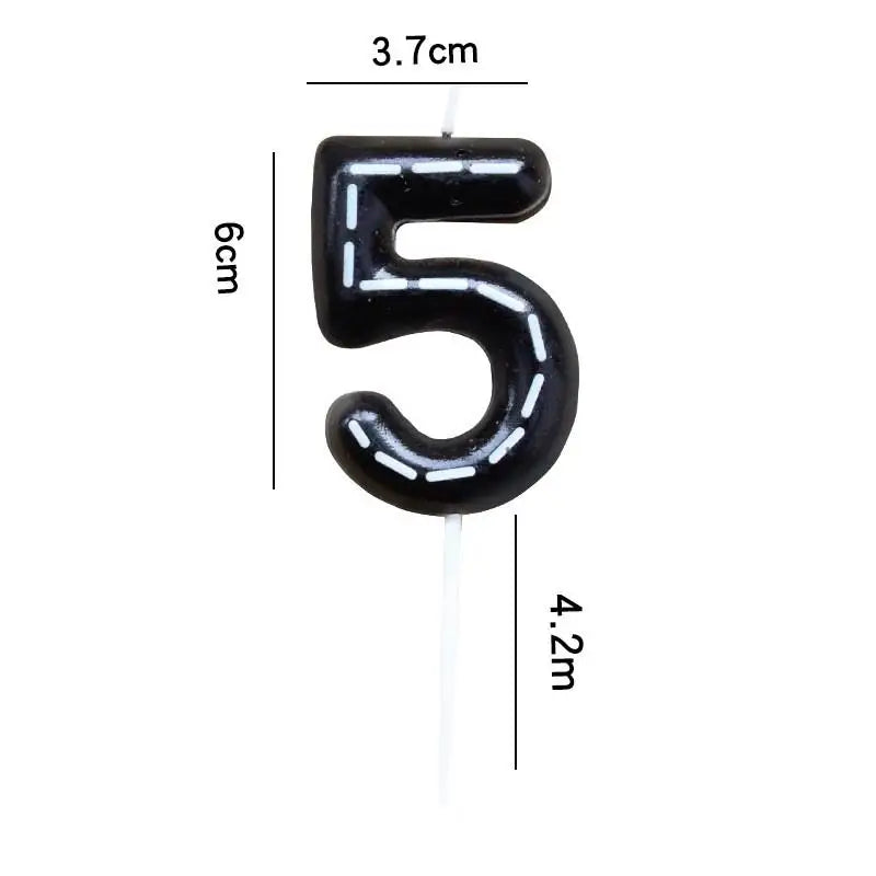 New Race Cars Birthday Cake Candles Supplies Racing Car Them 0 To 9 Number Candle Celebrating Party Birthday Cake DIY Decoration
