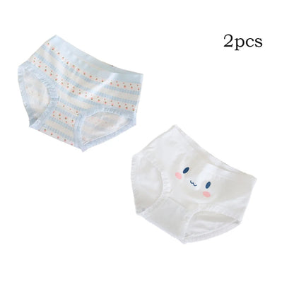 Teenage Triangle Panties Kids Solid White Underwear Pants Pure Cotton Breathable Underpants Child Girls Briefs For 7-16 Years