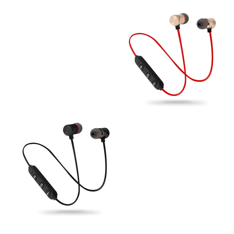 1/2/3/4pcs Bluetooth Earphone Sports Neckband Magnetic Wireless Earphones Stereo Earbuds Music Headphones With Mic For Xiaomi