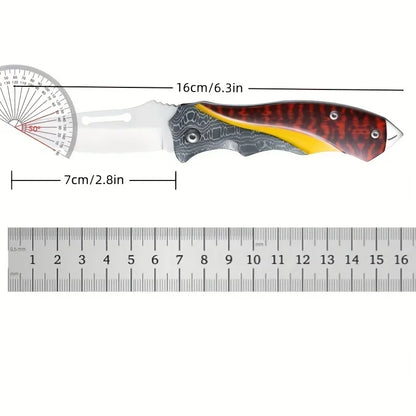 2026 Stainless Steel Mini Multi-Function Folding Knife for Outdoor Use, High Hardness EDC Pocket Knife