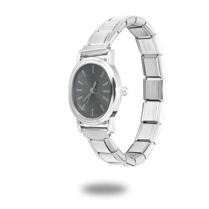 1PC High Quality Men Women's Stainless Steel Round Simple Watch Bracelet Bangle For Friend Wife Birthday Gift DIY Jewelry
