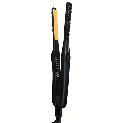 2 In 1 Hair Straightener Hair Curler Professional Ceramic Flat Iron For Short Hair Women And Men Beard Straightener