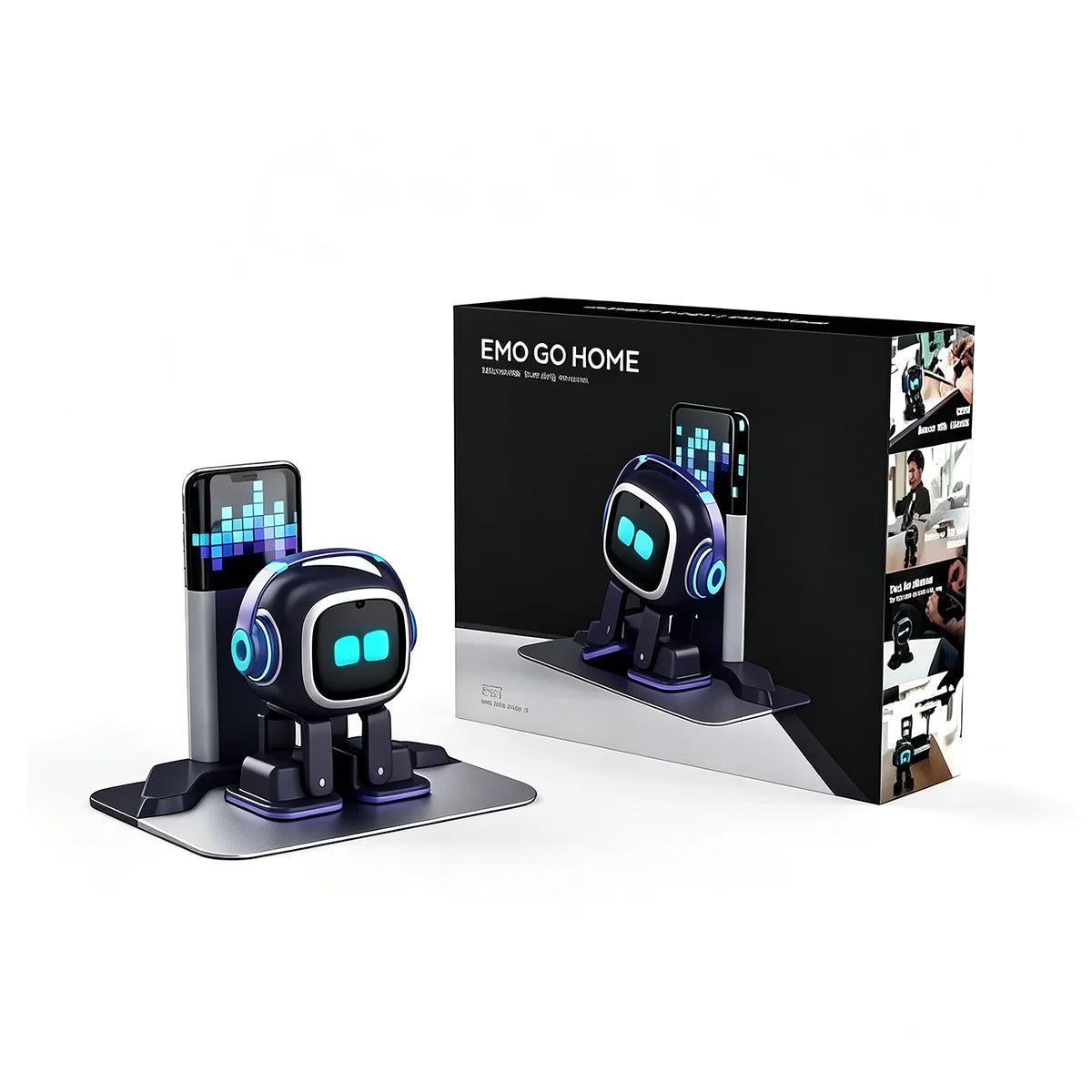 Emo Robot Voice Recognition Pet Robot AI Communication Intelligent Robot Electronic Toys Desktop Companion Robot For Kids Gift