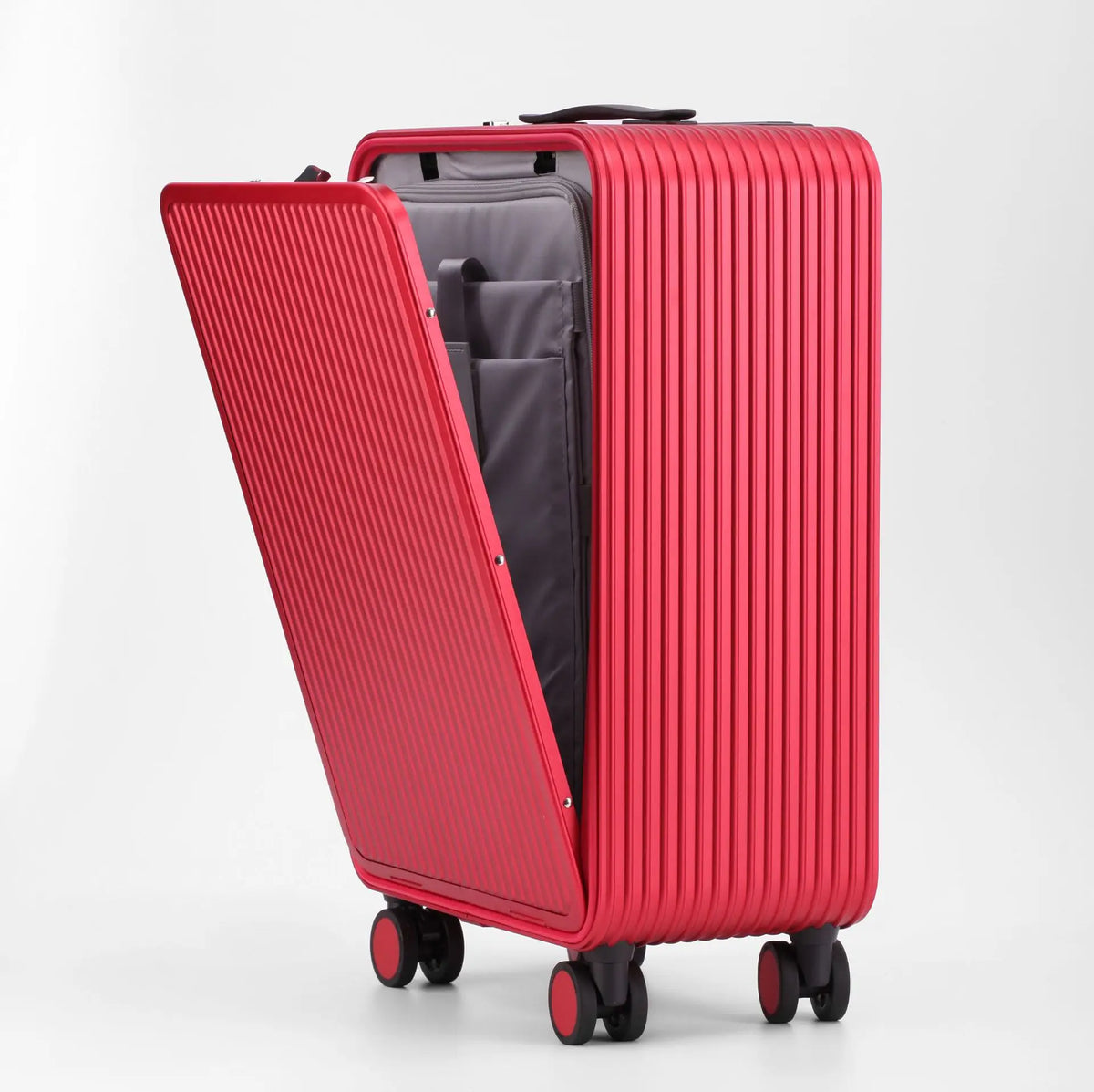 KLQDZMS 17"20"24Inch Metal Aluminum Magnesium Alloy Luggage Universal Wheels Portable Storage Luggage Business Boarding Suitcase
