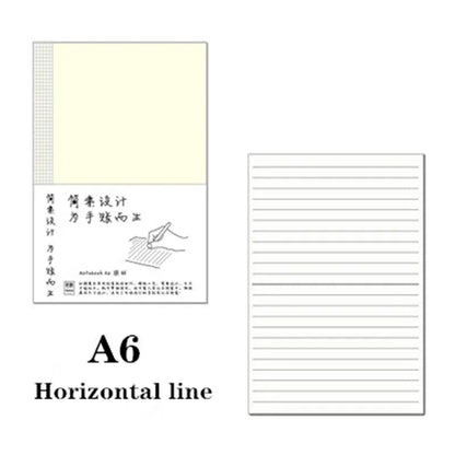 Fromthenon Journal Notebook Refill Planner Inserts Blank Grid Line Paper A5A6B6 Diary Book Inner Page School Office Stationery