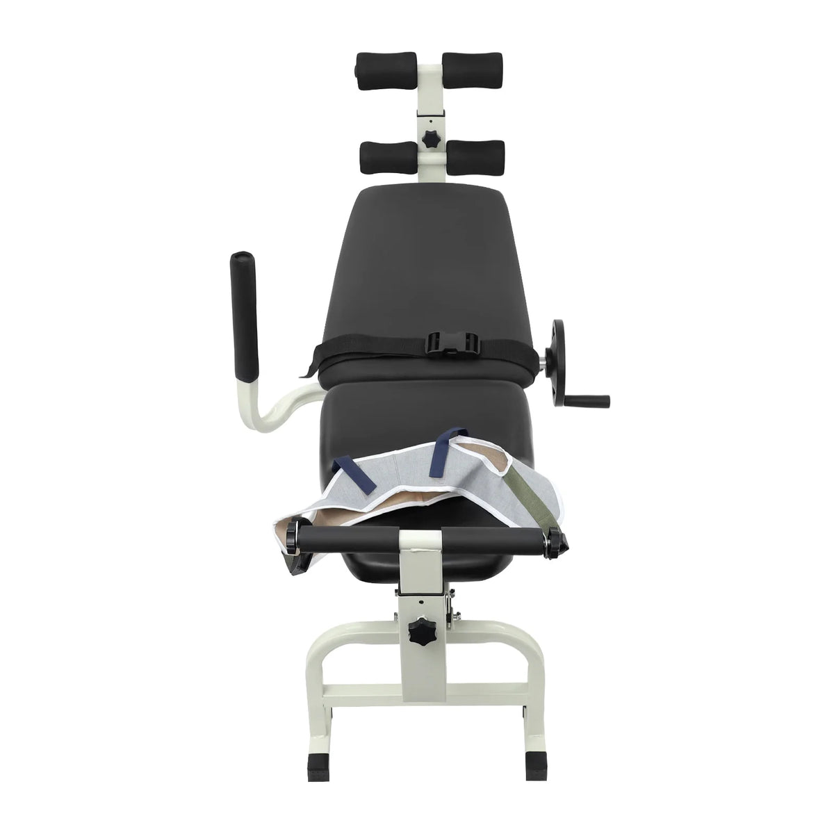 Back Stretch Bench, Multifunctional Neck Stretcher Cervical Traction Device, Adjustable Length Cervical Lumbar Traction Bed