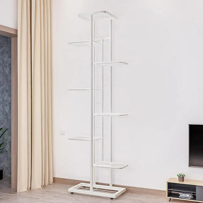 8 Tier Metal Plant Stand Metal Rack, Multiple Flower Pot Holder Shelves Corner Rack, Planter Shelf Display Rack Storage