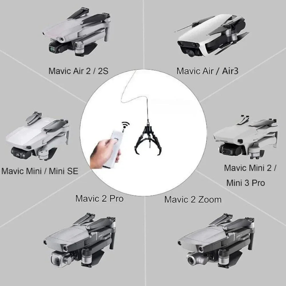 Newest Drone Remote Control Mechanical Claw Air Releaser Pick-Up Drop Device for Drone