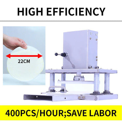 Noodle Pressing Machine 400pcs/H Electric Commercial Hand-grabbing Cake Pressing Machine Dough Flattening Machine Pressing Dough