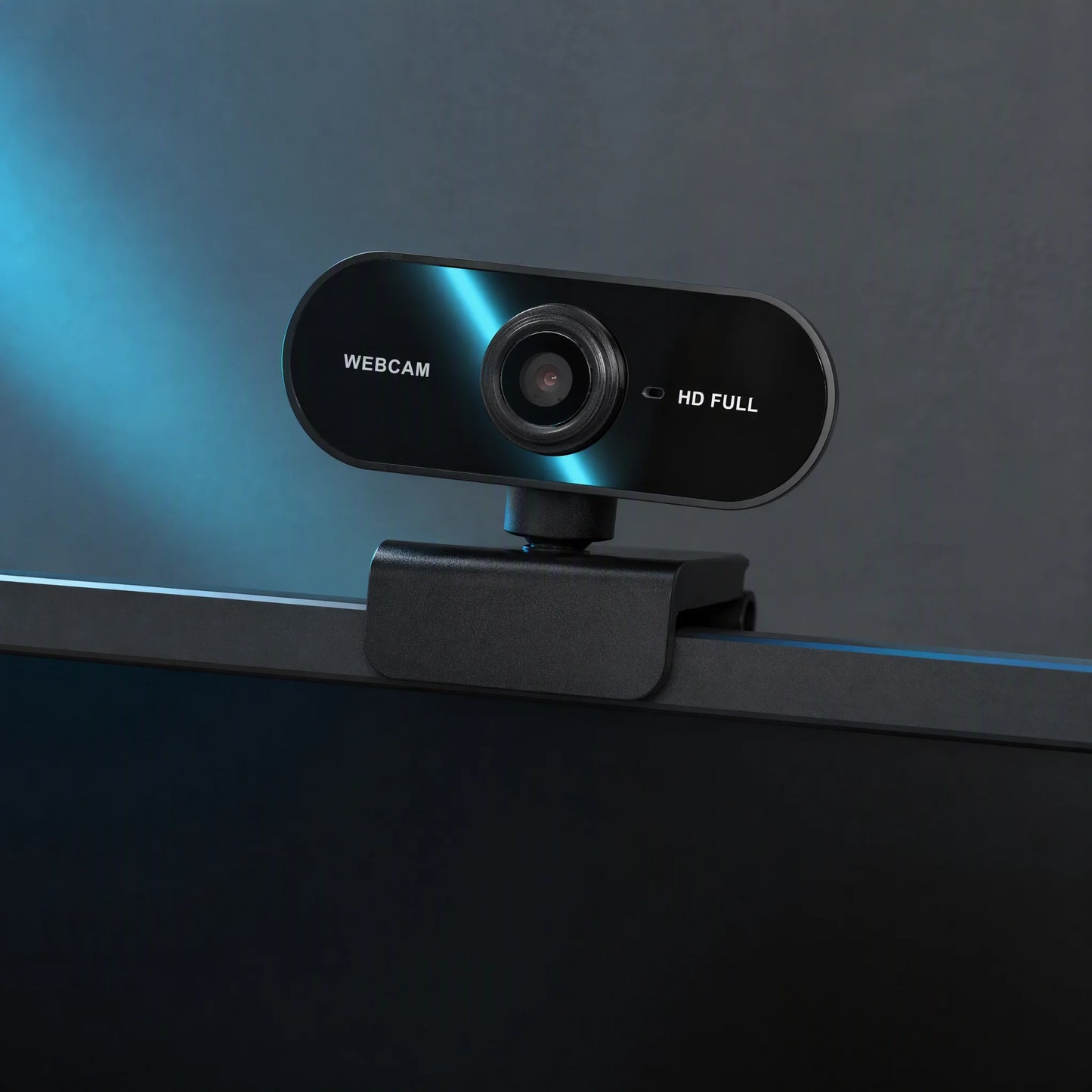 USB Webcam with Microphone for Laptop Desktop, 360° Rotatable Plug-and-Play Camera for Video Calls & Conferences