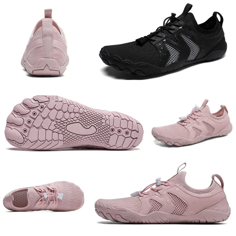 Men Women Water Shoes Upstream Wading Swimming Barefoot Five Fingers Aqua Shoe Beach Seaside Trekking Summer Unisex Sneakers New