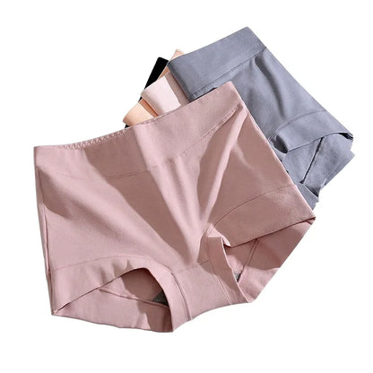 M-4XL Women's Cotton Boxer Panties Graphene Antibacterial Boxer Briefs High Waist Abdominal Boxer Knickers Sexy Safety Shorts