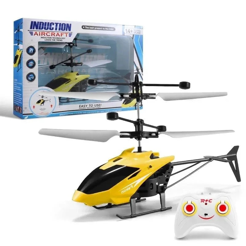 Children's Sensor Helicopter Indoor Gesture Suspension Drone Crash-Resistant Rechargeable Remote Control Drone Boy Toy