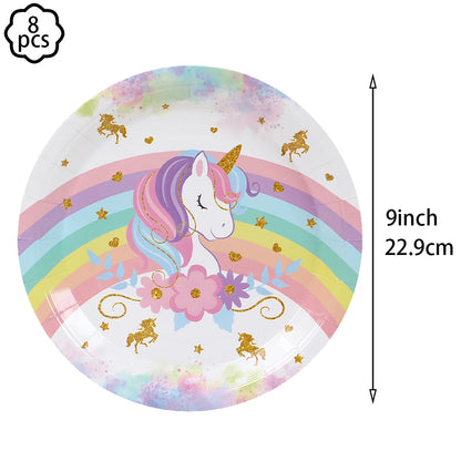 Rainbow Unicorn Balloon Unicorn Party Decor Supplies Unicorn Birthday Party Decoration Baby Shower Kids Girls Birthday Decor