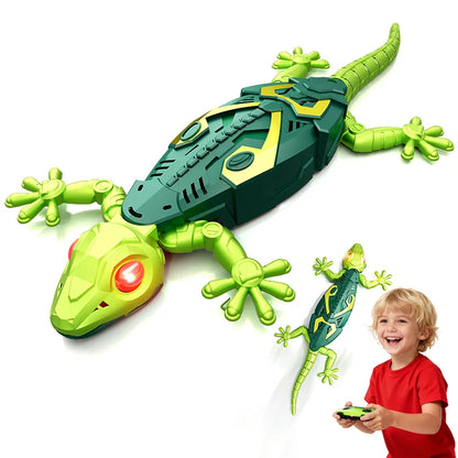 Wall Crawler RC Gecko, Rechargeable Remote Control Robot Toys | RC Animals Toy, Realistic Wall Crawling Halloween Birthday Gifts for Boys Girls,Birthday Halloween Christmas Gift