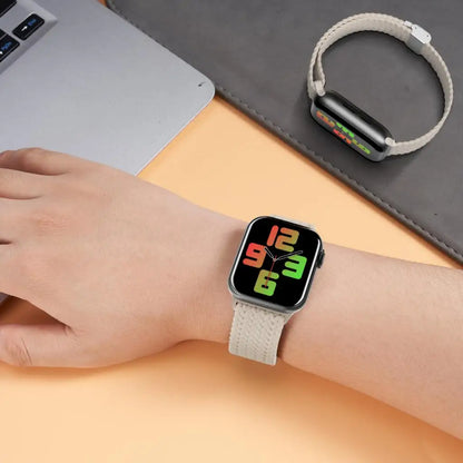 Band For Apple watch Series 10 11 46mm 42mm 9 7 8 5 SE 6 44mm 45mm 40mm 41mm Ultra 49mm bracelet correa Braided Solo Loop Strap