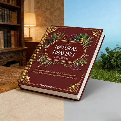 Spiral Bound Herbal Healing Book | Heart Health Blood Pressure Focus Recipes