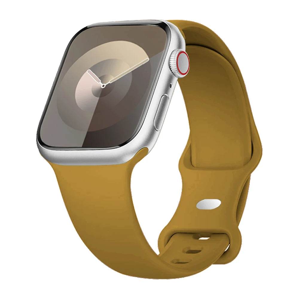 Silicone Watch Strap for Apple Watch, Replacement Bracelet Correa, 40/41/42/44/45/46/49mm, Compatible iWatch Series SE 7 8 9 10 11 Ultra 2 Ultra 3