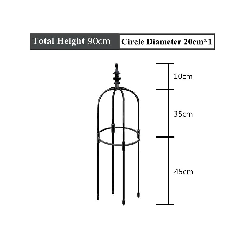 Plant Climbing Supporter Climbing Plant Support  Frame Outdoor Flower  Vines Pot Stand Garden Climbing Frame Indoor Floral Decor