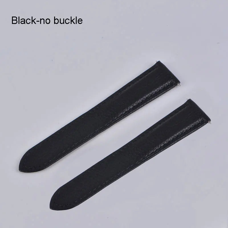 Watch strap soft cow leather for Cartie'r Tank/must/solo/santos watch band high-end quick release easy  install foldable buckle
