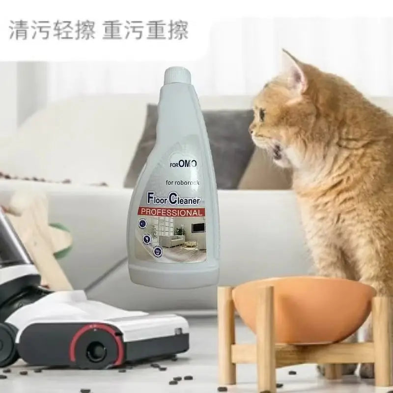480ML Floor Cleaning Solution for Roborock S8 Pro Ultra/S7 MaxV Ultra/Dyad/S7 Vacuum Cleaner Parts Robot Mops Antibacterial OMO