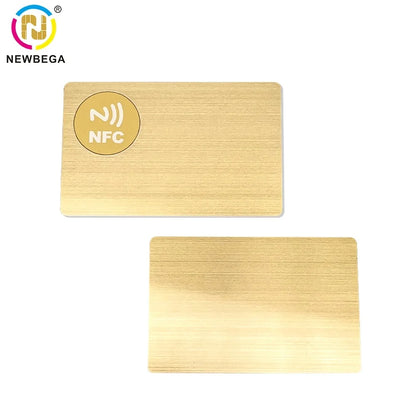 1PCS, Metal NFC Card 215/216 Chip,Smart Business Social Digital Card,13.56MHZ