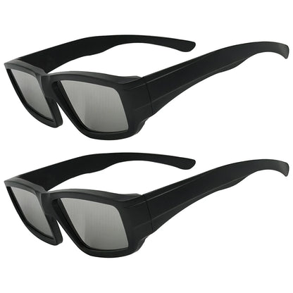 Solar Eclipse Glasses Plastic Frame Certified Safe Solar Viewer Shade For Direct Sun Observation Total Eclipse Eyewear