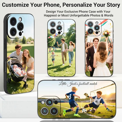 Custom Matte Case For iPhone 17 16 15 14 13 12 11 Pro Max Mini SE XS XR 7 8 Plus DIY Personalized Photo Picture Soft Cover Funda