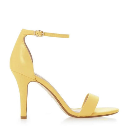 Women Sandals Sexy Open Toe Ankle Strap High Heels Ladies Shoes Buckle 9cm Mid Thin Heel Summer Party Wedding Shoes Plus Size