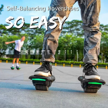 2025 New Design Adults Hovershoes 3.5 Inch Hover Shoes Balance Scooter Electrical Skateboard One Wheel Gyroshoes