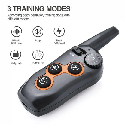 Remote Control Electric Dog Training Device New Automatic Bark Stopper Collar Pet Training Waterproof Pet Dog Collar for All Dog