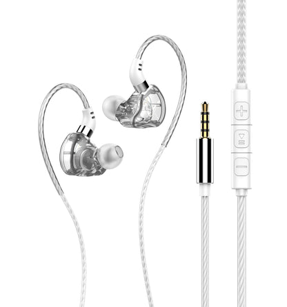 Type-C Wired Headphones HiFi Bass Stereo USB C Earphone 3.5MM in-Ear Earbuds with Mic Sports Subwoofer Music Headset for Samsung