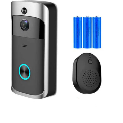 Video Doorbell Camera HD IR Alarm WiFi Doorbell Wireless Operated Motion Detector Audio & Speaker Night Vision for iOS & Android