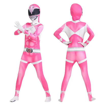 Adult Morpher Superhero Samurai Sentai Shinkenger Rangers Cosplay Fantasia Halloween Costume Mask Superhero Power Jumpsuit