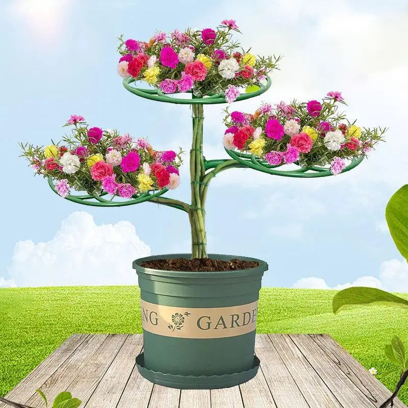 New 2/3 Layers Sunflower Flower Support Stand Plant Support Rack For Climbing And Grafting