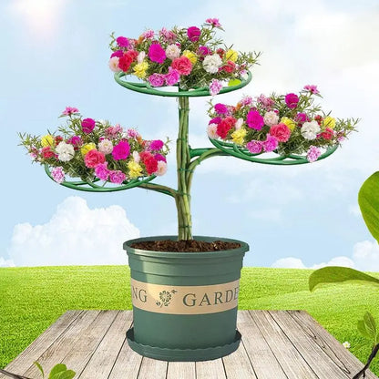 New 2/3 Layers Sunflower Flower Support Stand Plant Support Rack For Climbing And Grafting