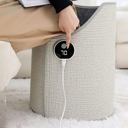 EU Desk Heater Leg Warmer Adjustable Temperature Quiet Electric Foot Warmer for Office Home Working Study Space Heating Pad