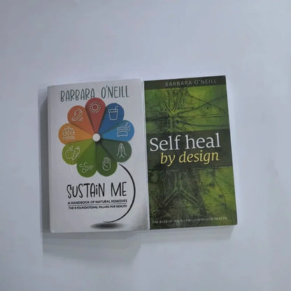 Sustain Me & Self Heal By Design Barbara O'Neill Books Natural Remedies Health Care Handbook Self‑Help English Reading Book