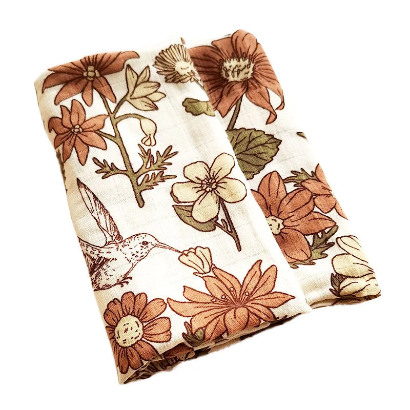 New Cotton Baby Blankets Newborn Soft Cotton Baby Blanket Muslin Swaddle Wrap Feeding Burp Cloth Towel Scarf Baby Stuff 58x58cm