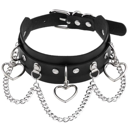 1pc Harajuku Gothic Spike Rivet Star Necklaces Collares Hip Hop Rock