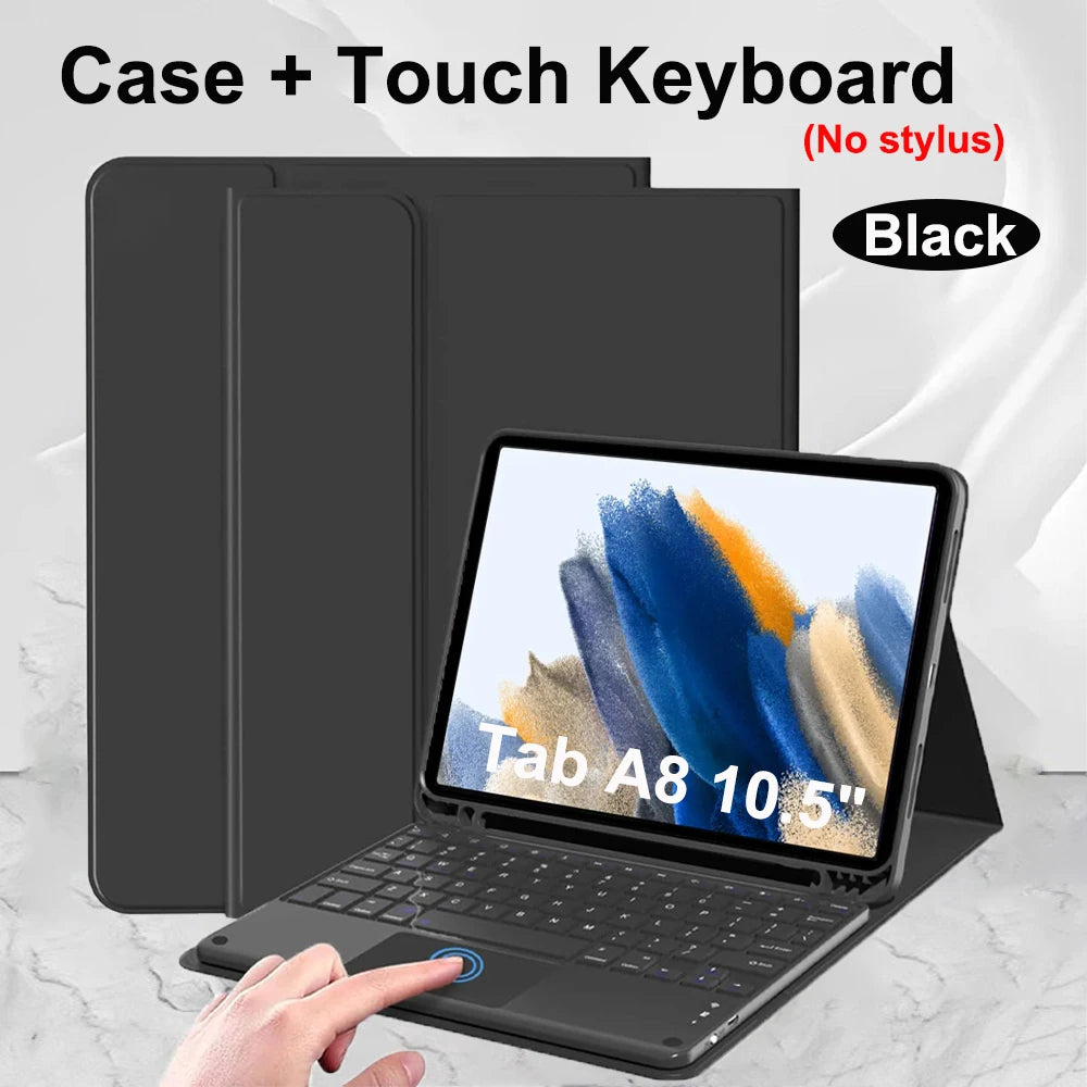 Case for Samsung Galaxy Tab A8 10.5 Inch,Wireless Bluetooth keyboard cover for Tab A8 10.5 Inch,Samsung Smart Stand Cover