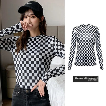 Sweet Two Piece Set Women American Retro Layered Outfit Long Sleeve Moon Print Top Ice Silk Pants Sexy Casual Autumn Fashion