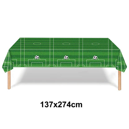 Soccer Ball Cake Topper Decorations Cupcakes Toppers Happy Birthday Sign Decor Football Theme Boy Girl Birthday Party Supplies