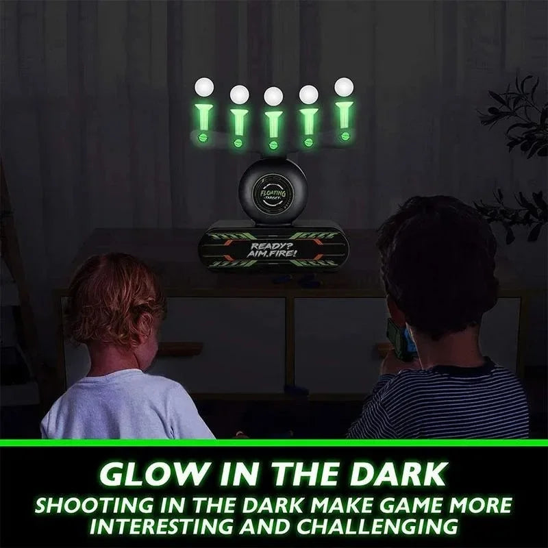 Suspended Tactical Electric Luminous Dart Board Target System for Children Airsoft Shooting Game Outdoor Sports Educational Toy