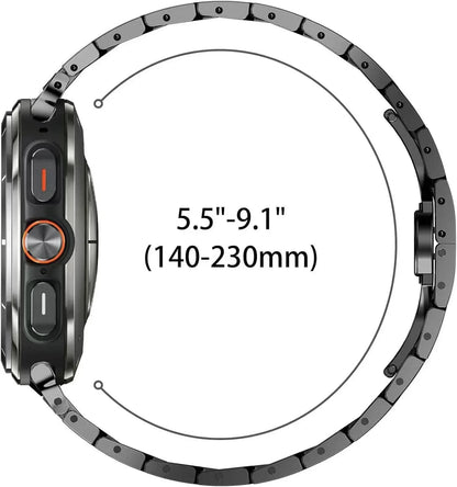 No Gap Stainless Steel Strap For Samsung Galaxy Watch Ultra 2-1/Ultra 2025 47mm High-end Bracelet Correa Galaxy Watch Metal Band