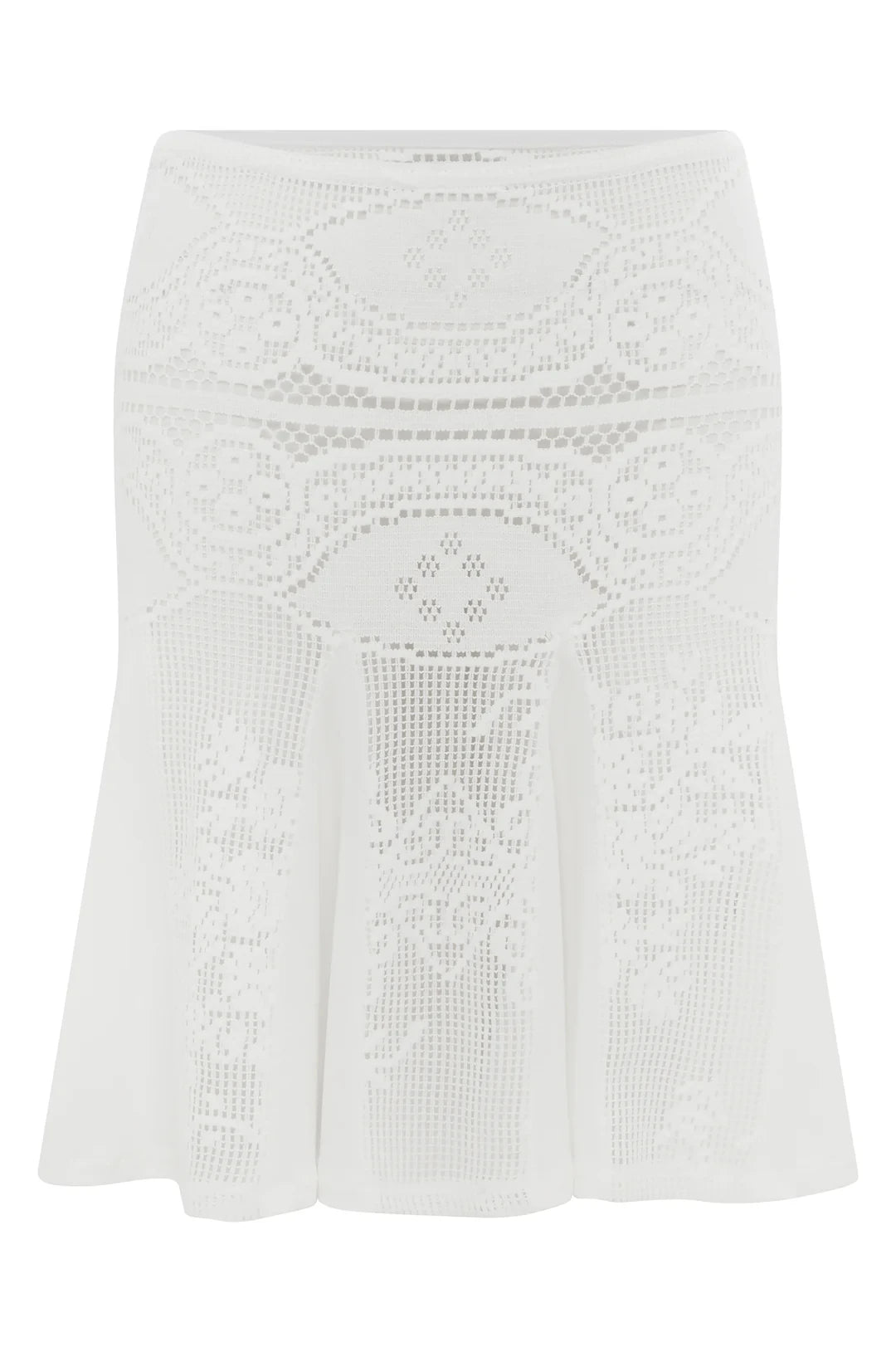 Wj Twisted V-Neck Sleeveless Top with Hollow-Out Crochet Fishtail Skirt Two-Piece Set, Hollow-Out Jacquard Flared Fishtail Skirt, Slim-Fit Waist-Cinching Tank Top, Slim-Fit Sleeveless Crochet See-Through Fishtail Skirt