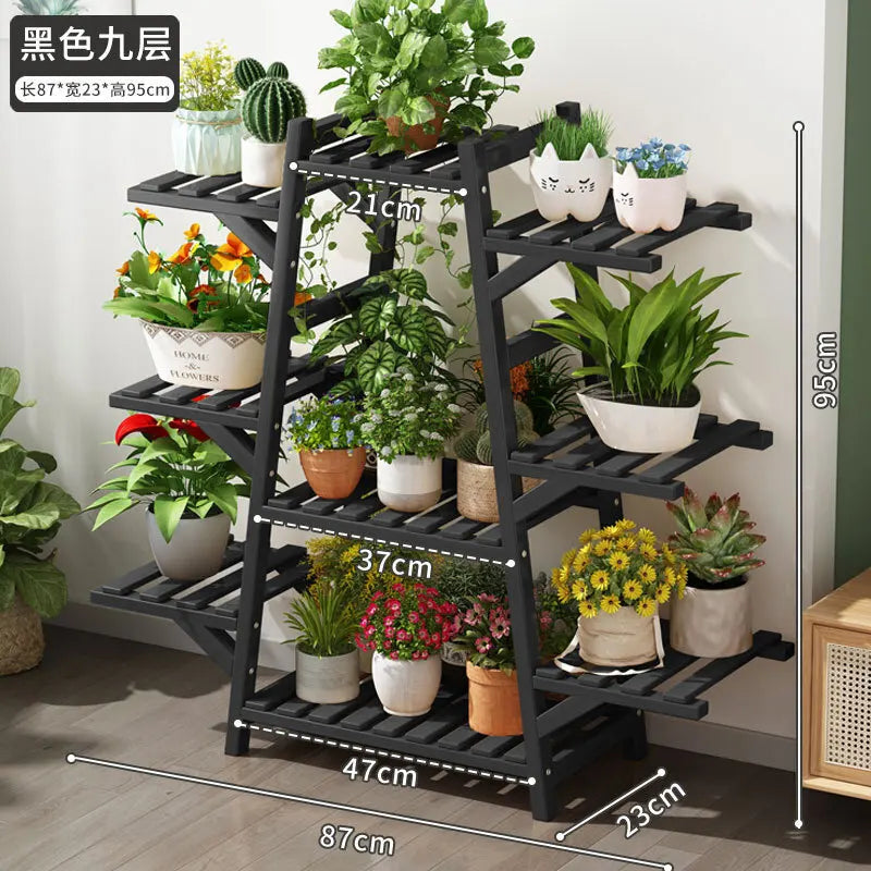 Floor-standing Rack Multi-layer Balcony Flower Rack Living Room Plant Rack Flower Pot Rack Climbing Flower Rack Succulent Plant